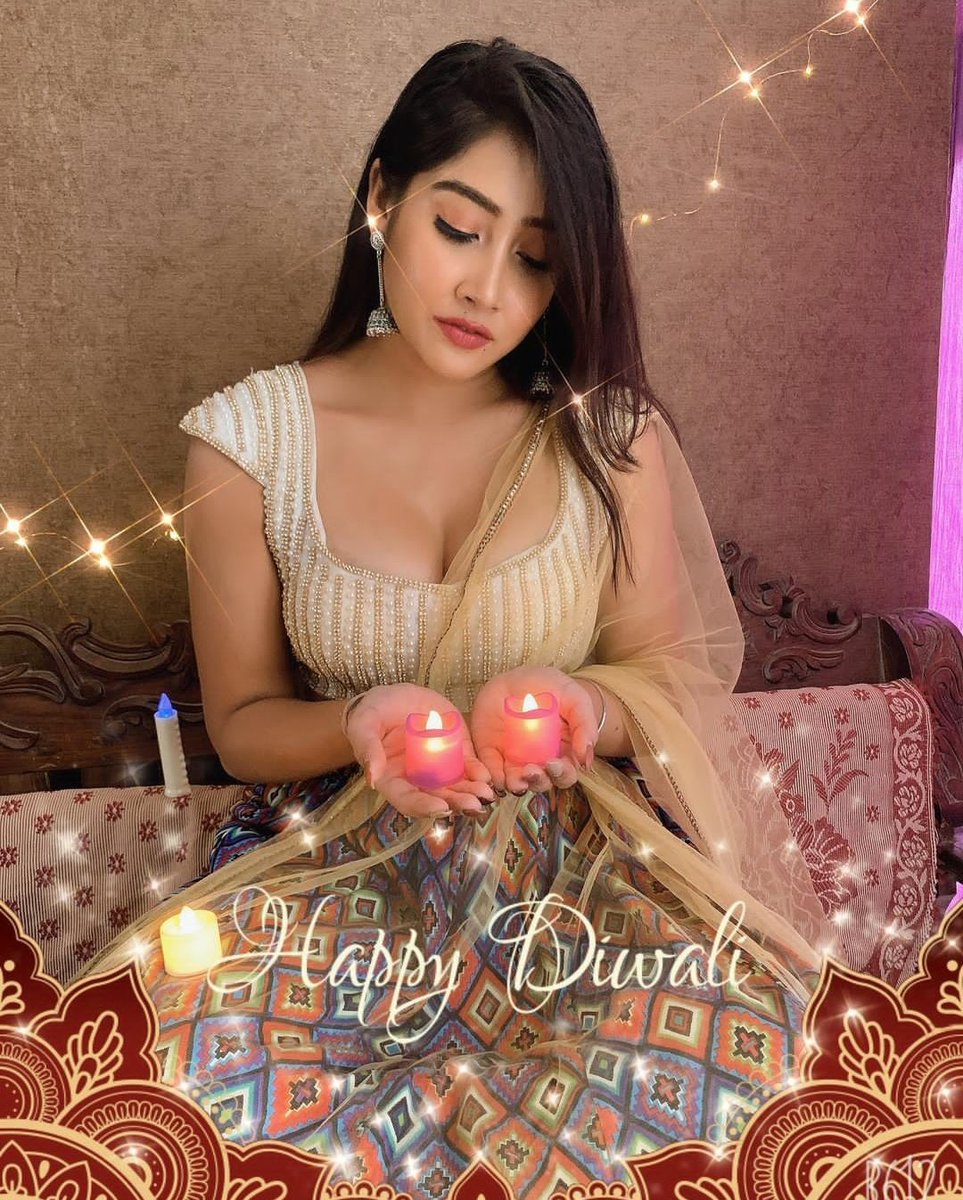 Nootan73's tweet photo. My Muslim Girlfriend trying to convert me ..Me trying to convert my Muslim Girlfriend. 
Happy Diwali Wishes from Sofia .. Thank you..😌😌 https://t.co/A1MRctd6ip