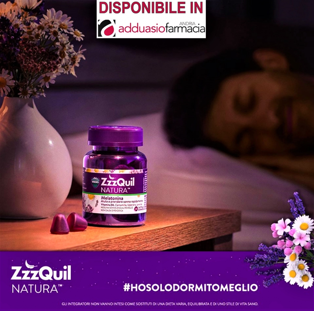 FarmaciADDUASIO's tweet photo. Basta dormire meglio per trovare la pace interiore 🧘
Prova ZzzQuil Natura 🍬
un alleato per dormire bene senza effetti collaterali‼
In #OFFERTISSIMA in #ADDUASIOFarmacia
#zzzquilnatura #hosolodormitomeglio #andria #sonno #relax #dormire #OFFERTA #SCONTO
https://t.co/h2QLpgBETX https://t.co/dNin0F9I6K