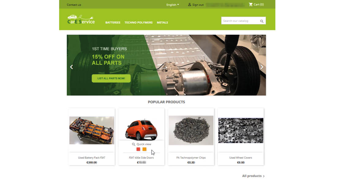 In <a href="/CarE_Service_EU/">CarE_Service_EU</a> a marketplace with focus on #circulareconomy for exchanging parts coming from end-of-life electric vehicles is developed by @CECO_gmbh and <a href="/Prodigentia_SA/">Prodigentia Information Technology, S.A</a>. Stay tuned for updates. 
#H2020 #Circulareconomy