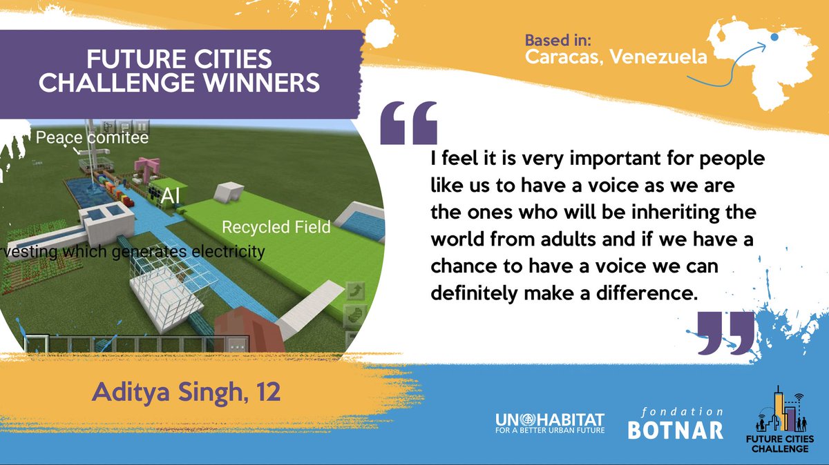FondationBotnar's tweet photo. π Excited to present the winners in the individual category of #FutureCitiesChallenge π Get inspired by their creativity and their innovative ideas to create thriving cities for and with young people ππΏ https://t.co/jhKHSby3JN https://t.co/mlWMEhsuaY