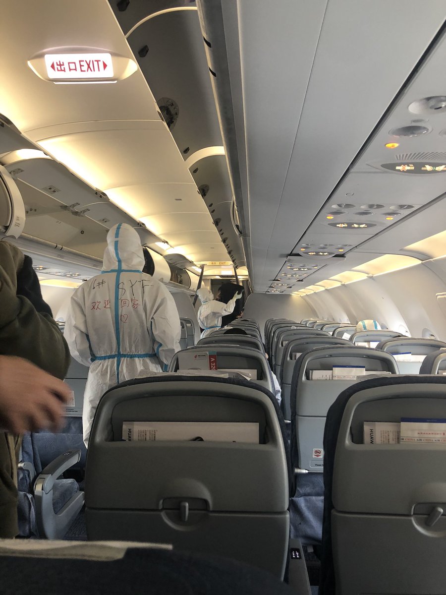 jseng's tweet image. Took 3 months and jumping all the stupid hoops , finally on a plane going to China. 😭