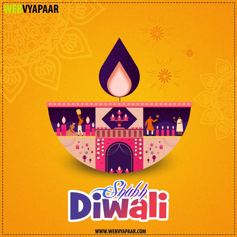 WebVyapaar's tweet image. Happy #Diwali