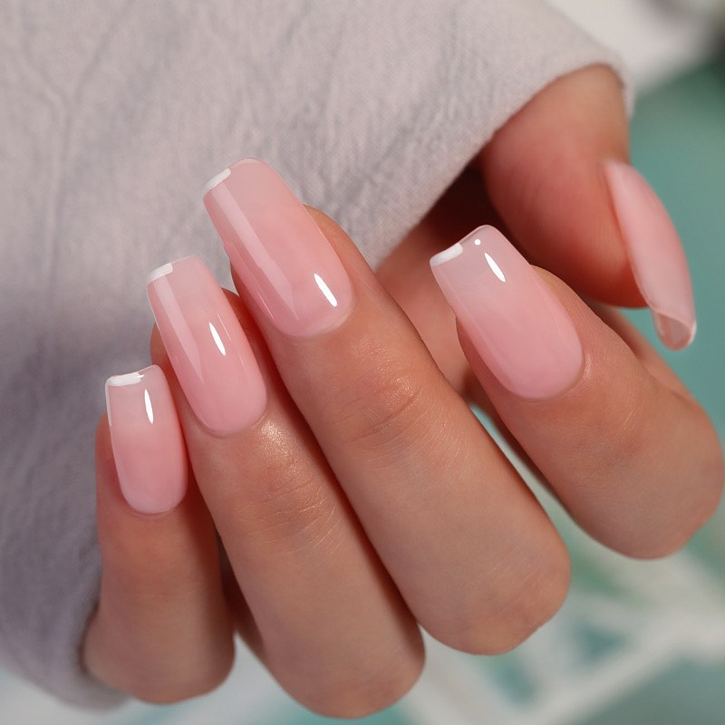 Simple French nails💅🏻
.
Wanna get the same?😉 Click the bio below
Jelly Gel: 🔎43158
Painting Gel:  🔎45208
👉🏻bornprettystore.com
.
#bornprettystore #gelnails #nailsalon