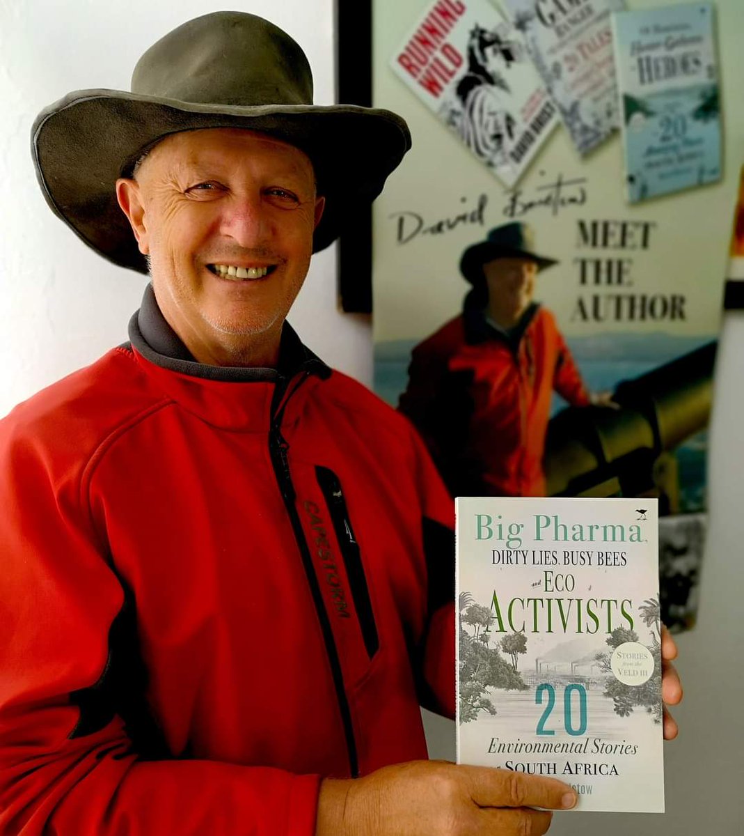 I'll be doing a number of radio talks &amp; webinars in my latest <a href="/JacanaMedia/">FB: Jacana Media</a> #VeldStories book "BIg Pharma, Dirty Lies, Busy Bees &amp; Eco Activists" (enviro stories from SA). First up is a chat with the good people of <a href="/TheEWT/">Endangered Wildlife Trust</a> on 18 Nov @ 7 pm
Register via
zoom.us/webinar/regist…