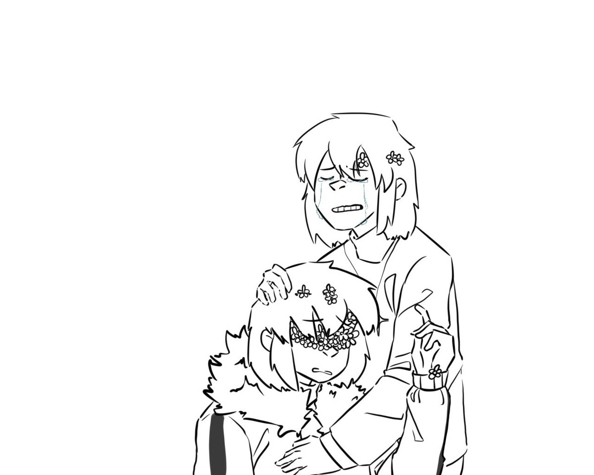 Scream_scr's tweet photo. —ᴀʀᴇ ʏᴏᴜ ᴄʀʏɪɴɢ?

—ɴ-ɴᴏ... ᴊᴜsᴛ... ɪ'ᴍ ɪɴ ᴘᴀɪɴ

(#undertale / #flowershift / #charisk / #chara / #frisk) https://t.co/ifWrzICX2B