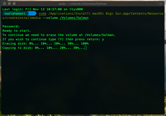 Preparing a bootable drive... Thanks to  @0xsalfar for lending me a 32GB stick 