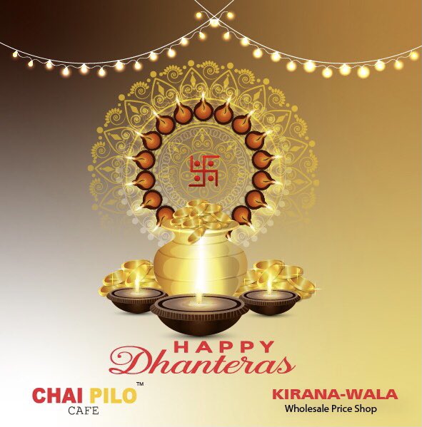 VyasManuj's tweet photo. #happydhanteras #chaipiloindia #nearbykiranawala #chaipilo #kiranawala #jaipur #mansaroverjaipur #rajasthan https://t.co/kNVSnsgY2m