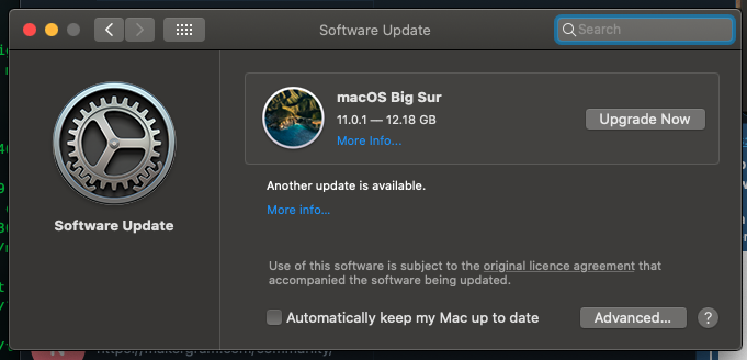 Finally installed  #macOSBigSur !!!