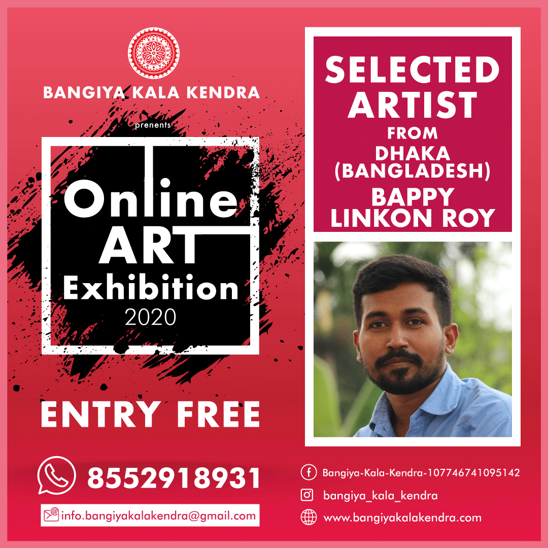 artist_Linkon's tweet photo. Thanks Bangiya Kala Kendra for selected my art work.
.
#bangiya_kala_kendra #bappy_linkon_roy #visual_artist #Bangladesh https://t.co/P6FxgfdjkU