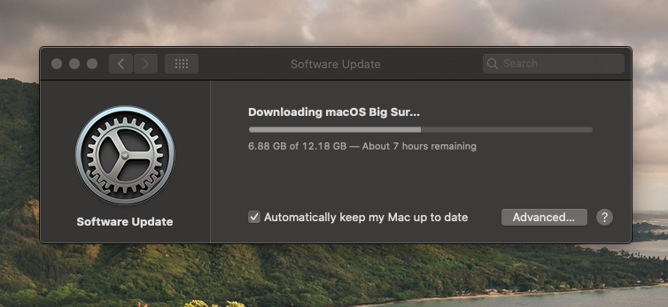 Finally installed  #macOSBigSur !!!