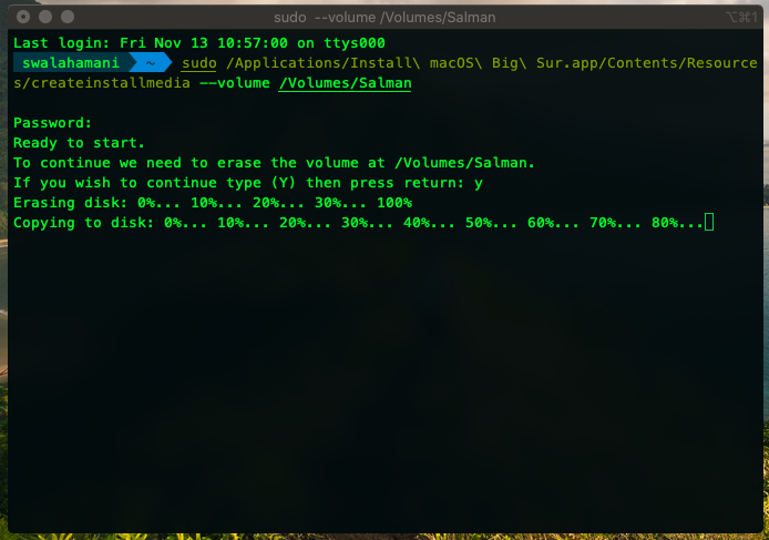 Finally got the drive ready!