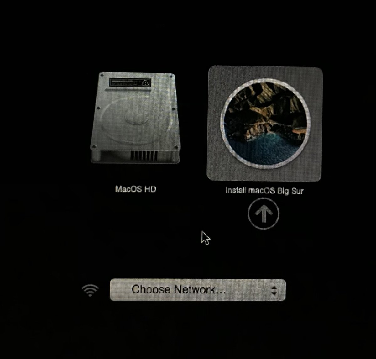 Booting from installer USB...