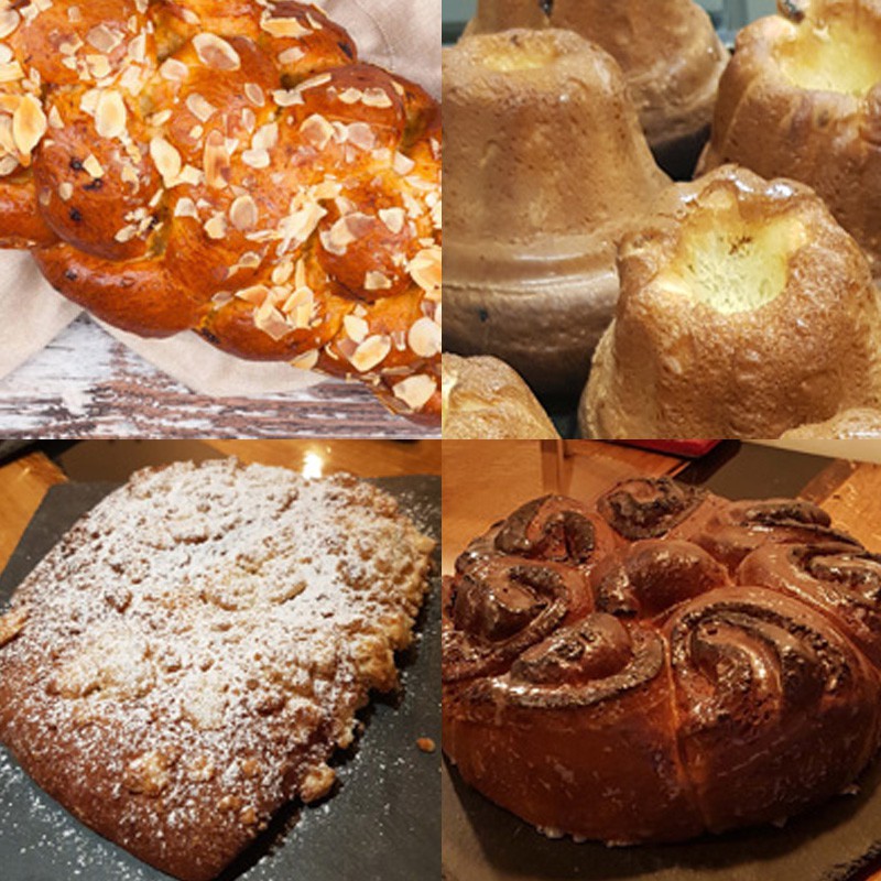 SpaAlde's tweet photo. Pendant le confinement nous vous proposons le samedi et le dimanche de commander nos brioches alsaciennes, kouglehopf, streuzel, chinois, tresse aux amandes tel 0559377178 #nouvelleaquitaine #paysbasque #restaurant #hotelspamendialde #faitmaison #patisserie #gourmand https://t.co/yiktnv3ft8