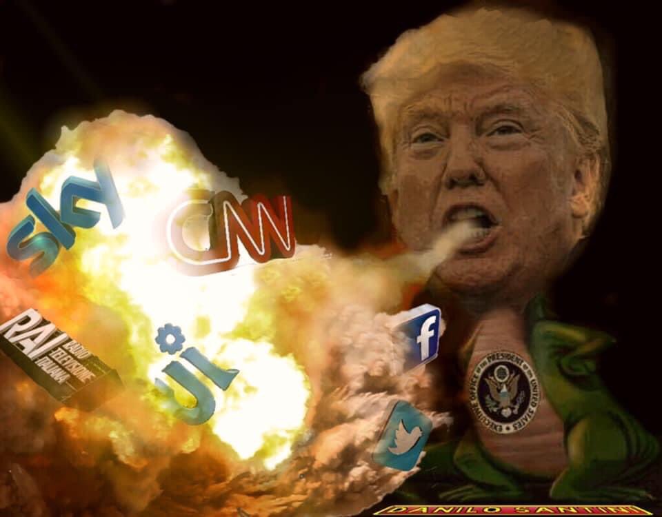 DSant65's tweet photo. L’ultima balla dei morituri #Mediatici “ #Trump pensa di ricandidarsi nel 2024” .No cari vermi,Trump sta pensando a #USA2020 insieme ai 73 MLN di americani che l’hanno votato.non la passerete liscia come lo #spygate2016 tutto il mondo ha potuto guardare che razza di vermi siete https://t.co/F9XpkRx4V2
