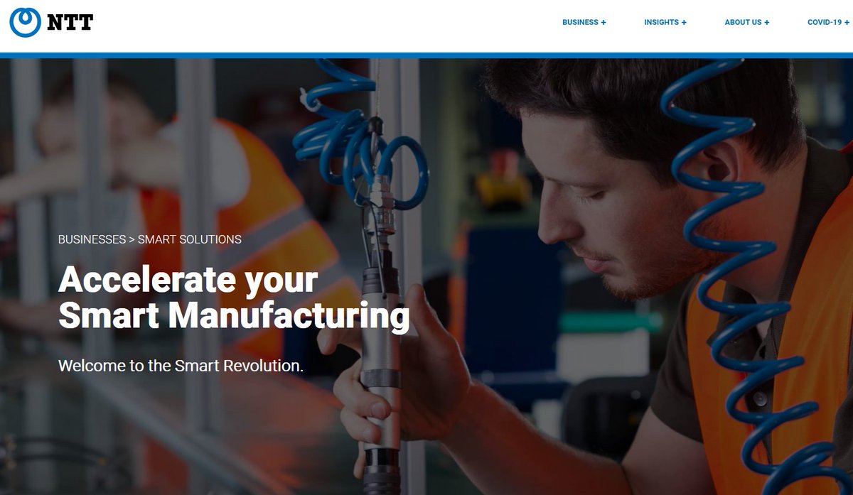 chrseider's tweet photo. #smartmanufacturing We have just launched "Accelerating Smart" and learn how Smart Manufacturing from NTT can help you ... https://t.co/yT6VHEztl1 https://t.co/nQe5jupTOK