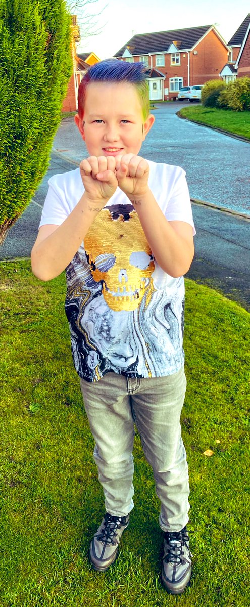 andycr1878's tweet photo. Cayden all set for TT Rockstars Dress Up Day in @Dt_Blacklowbrow School today!
#TTrockstars #timetablerockstars https://t.co/TTalHBs6tZ