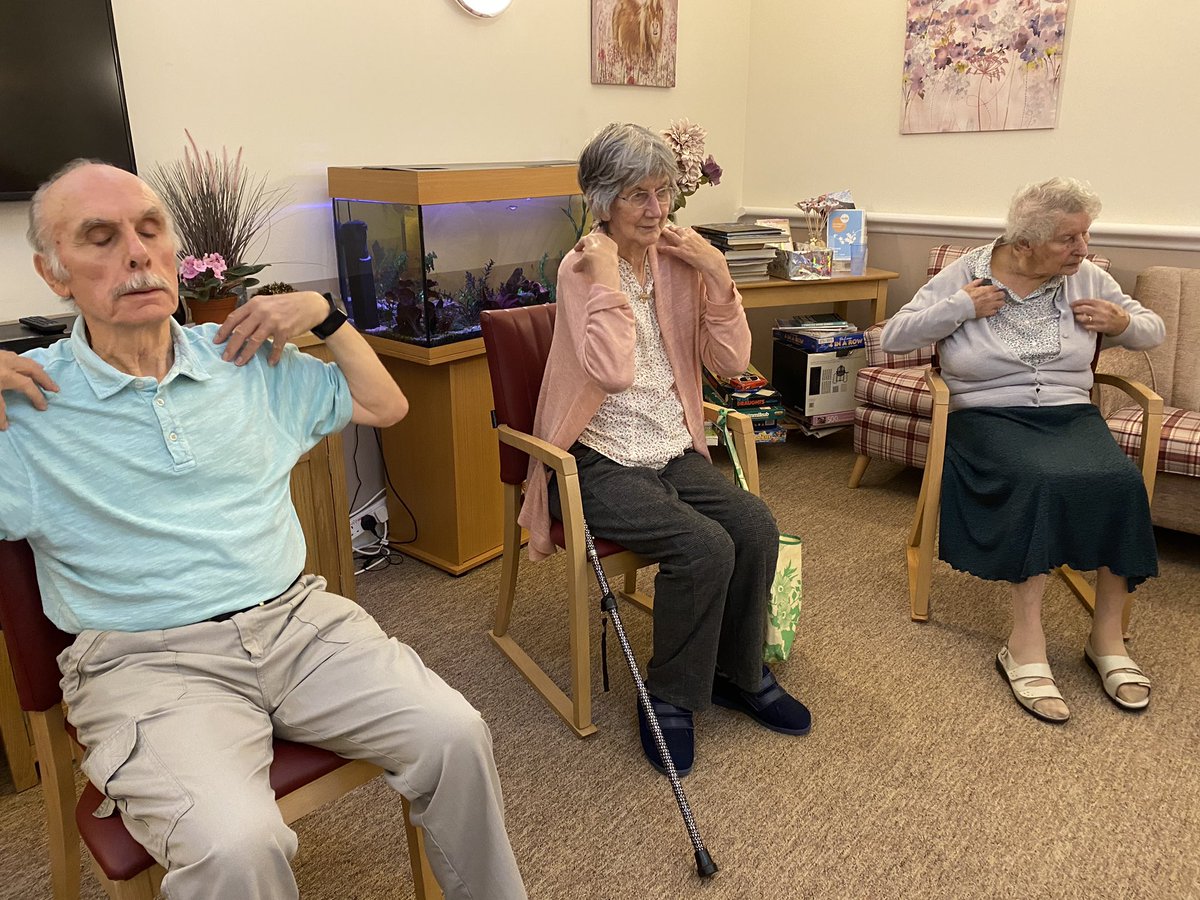 wessex_society's tweet image. We love these snaps of our Pennant house residents enjoying some light, seated chair exercises.

#lightexercise #chairexercise #movement #activity #lovepoole #lovepooleuk #independentliving