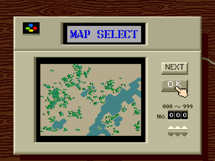 SimCity on the SNES might have been the introduction to the concept of load times to players.I did a Google search and it looks like Map #061 is near-universally considered the best because it has the most land area to work with, so I shall use it. #IGCvSNES