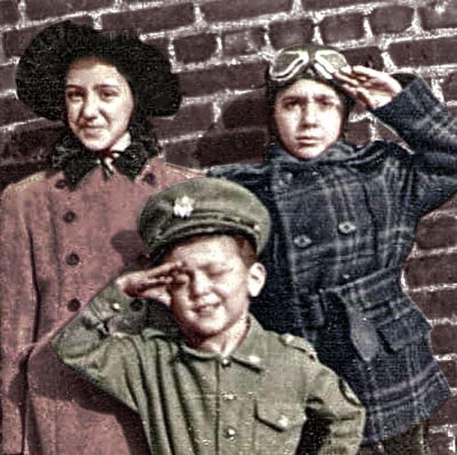 SheckyBeagleman's tweet photo. Dad (upper right) as The Sicilian Alfalfa (circa 1945.) By: @DocIvanSFN #alfalfa https://t.co/VCpQ3z8rrx
