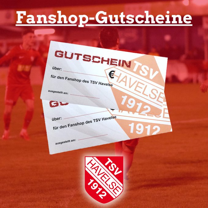  From now on you can also order vouchers for our fan shop at Fanshop ...
