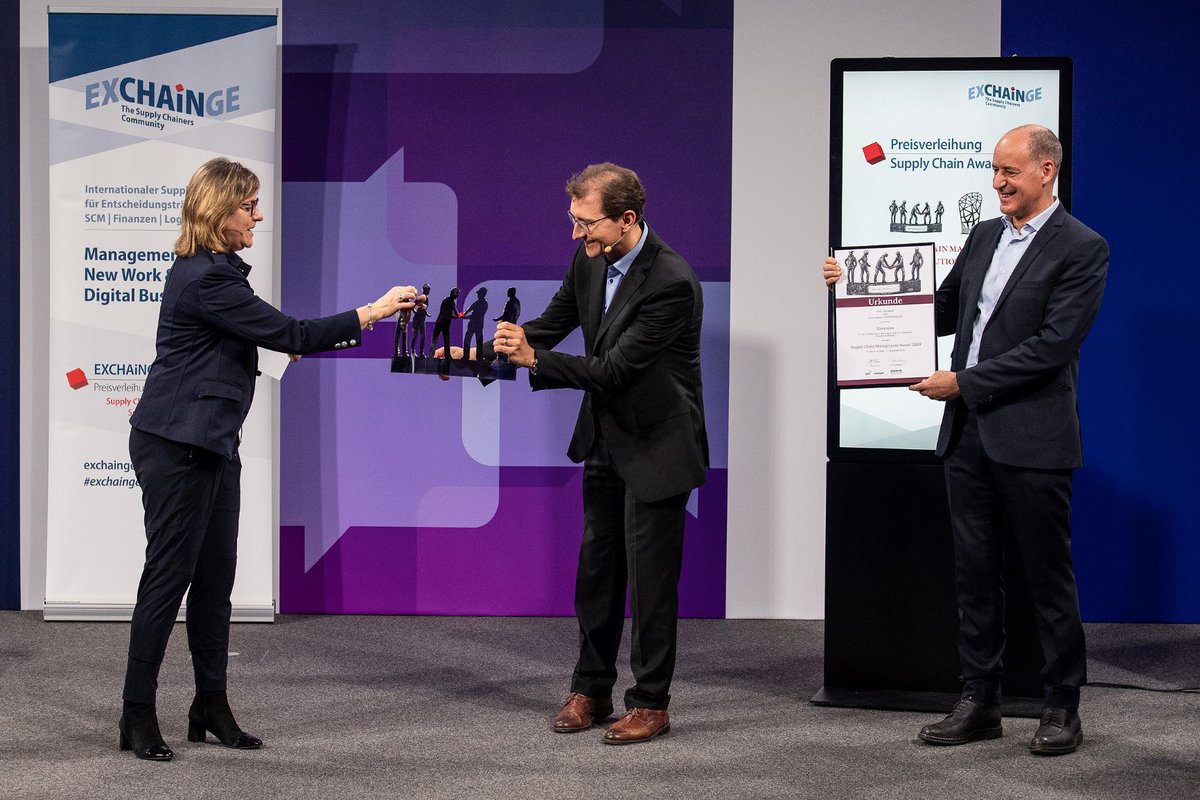 ElectroluxGroup's tweet photo. Thanks to @PwC and LOGISTIK HEUTE for rewarding us with the #SupplyChainManagement Award 2020 in recognition of our consumer-centric supply chain best practices in Europe, during these challenging times. #consumerfirst #supplychainbestpractice #consumercentricity #exchainge https://t.co/OmWPHSqVdV