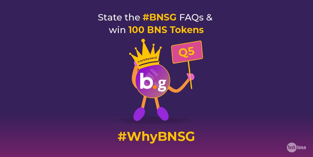 bitbns's tweet photo. Announcement 43!
Stated are 2 FAQs of #BNSG! All you need to do is answer them and the first 3 people who get it all right will get 100 BNS Tokens each!
Read the article here: https://t.co/axT4YuKxk9
#WhyBNSG #100DaysOfBNS #ContestAlert https://t.co/4w4vAXuZwd