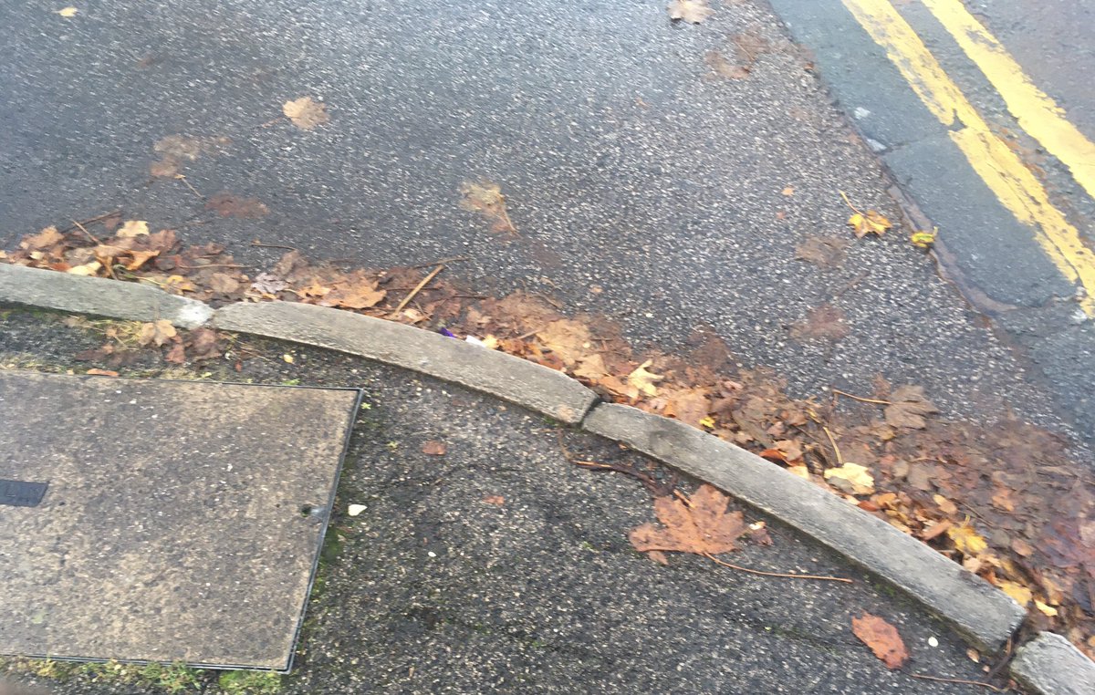 Dodgy pavements and tricky curbs.