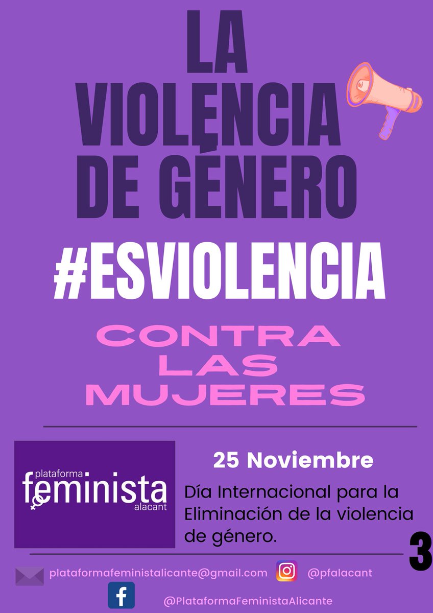 COTSAlacant's tweet photo. Nos sumamos a la campaña que la Plataforma Feminista de #Alicante - PFA ha puesto en marcha con motivo de la celebración del 25 de noviembre, Día Internacional para la Eliminación de la Violencia de Género.

#EsViolencia
#StopViolenciaDeGénero
#StopViolenciasMachistas https://t.co/1e0o4KUcus