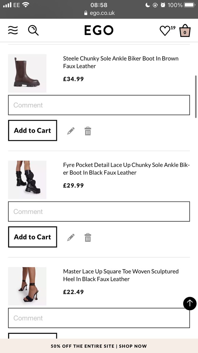 Shanice_Ramjam's tweet photo. @egofootwear I SHOULD WIN BECAUSE 2020 HAS BEEN A SHAMBLES AND I WOULD SLEEP A LOT BETTER SURROUNDED BY ALL THESE BOOTS ππππ #WIN #BOOSTYOUREGO #EGOSQUAD https://t.co/aiUwVQs6ng