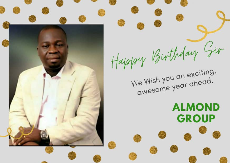 _almondgroup's tweet photo. Happy birthday to the most amazing boss- Mr. Busayo Jegede.🎂📢🎈🎉🎊.

You have been a constant source of inspiration for us.

We wish you Prosperity in all life aspects!

#CEO  #renewableenergy #solarenergy #realestate https://t.co/1CaoYPpwhU
