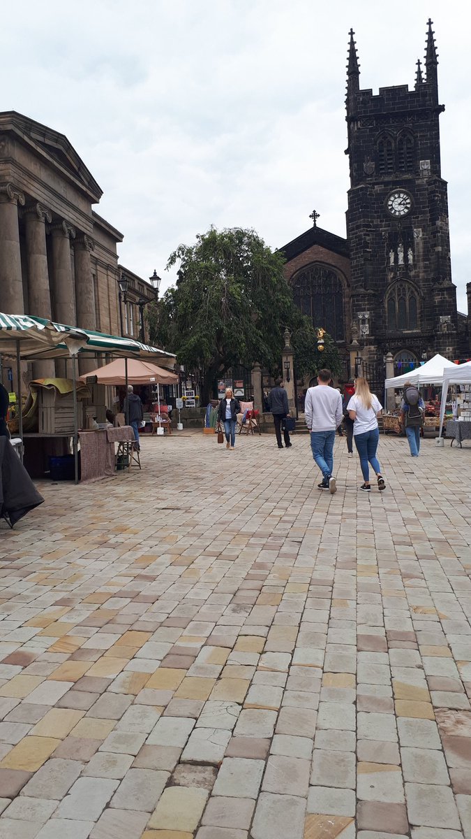 A small open air food market of 25 stalls  the 'Lockdown larder' for the next three Saturdays in Market Place for local shopping. Please look after each other: bring your own bag, wear a mask, social distance and clean your hands as you shop. #CovidCareful #openair #Macclesfield