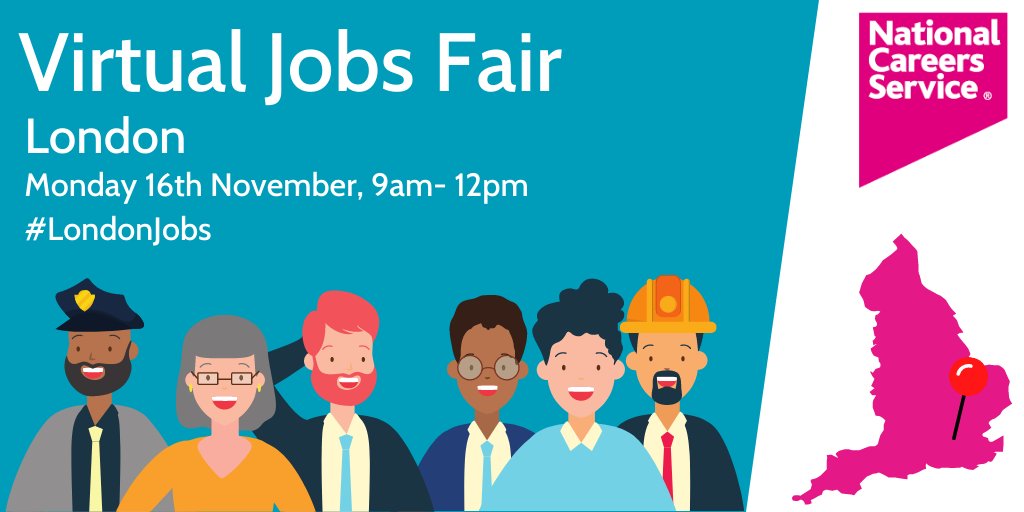 PG_CareersLon's tweet photo. Welcome to the @NationalCareers Virtual Jobs Fair for #London! We're here until 12pm with opportunities across the Capital! Stay tuned! #AskNationalCareers #LondonJobs https://t.co/YDLEZGiGe0
