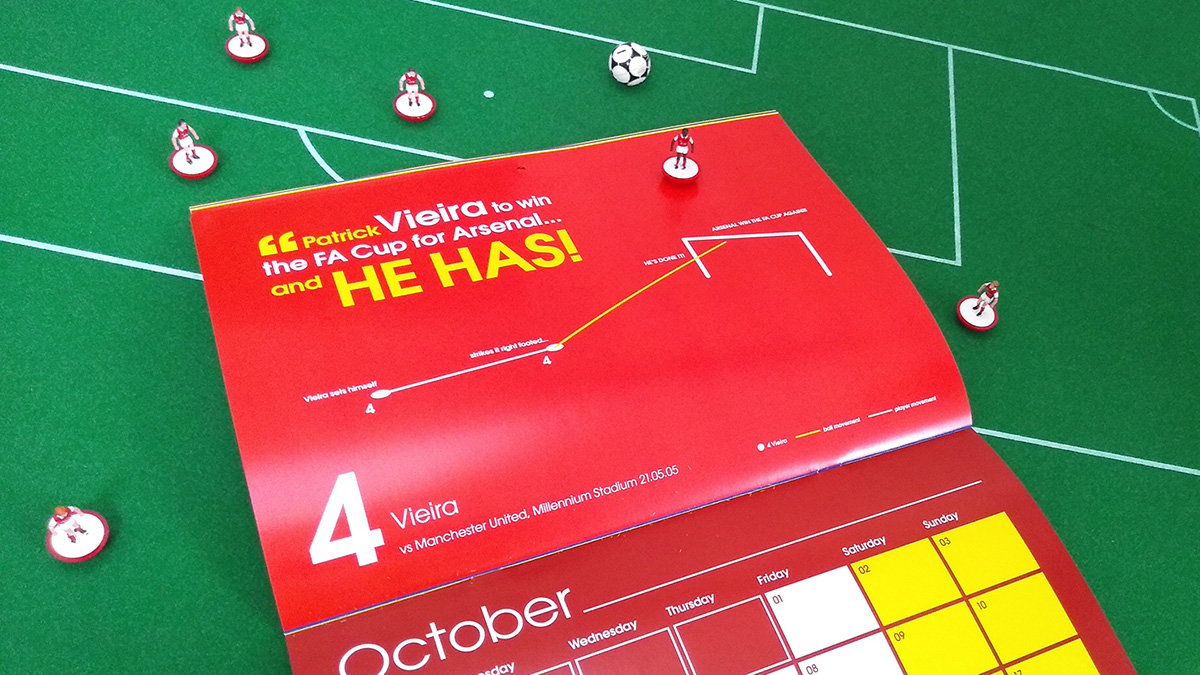 PrintMyGoal's tweet photo. @arseblog Hello, I'm Dan – a self-employed illustrator based in Bournemouth – this year I decided to create an Arsenal FA Cup Final Goals calendar for 2021! Bring on the new year! Available now at https://t.co/UQDXXFojCl Framed print sets also available! #ArseBiz #PrintMyGoal ⚽️🤙😍 https://t.co/TZXhoK0bj0