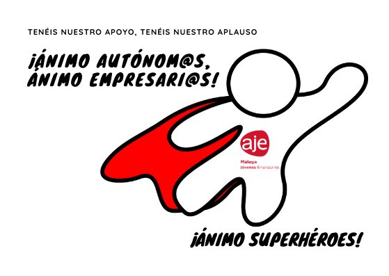 ajemalaga's tweet photo. Pase lo que pase, no estáis sol@s❗️

Tenéis nuestro apoyo 
y nuestro aplauso 👏🏻👏🏻👏🏻

¡Ánimo #empresarios,
ánimo #autónomos... 
ánimo superhéroes! 🦸🏼‍♂️ 🦸🏻‍♀️

📲comunicacion@ajemalaga.org 

#UnidosSomosMásFuertes 💪🏼
#AJEmásCerca #AJEfrenaLaCurva https://t.co/YzmeTur2Uz