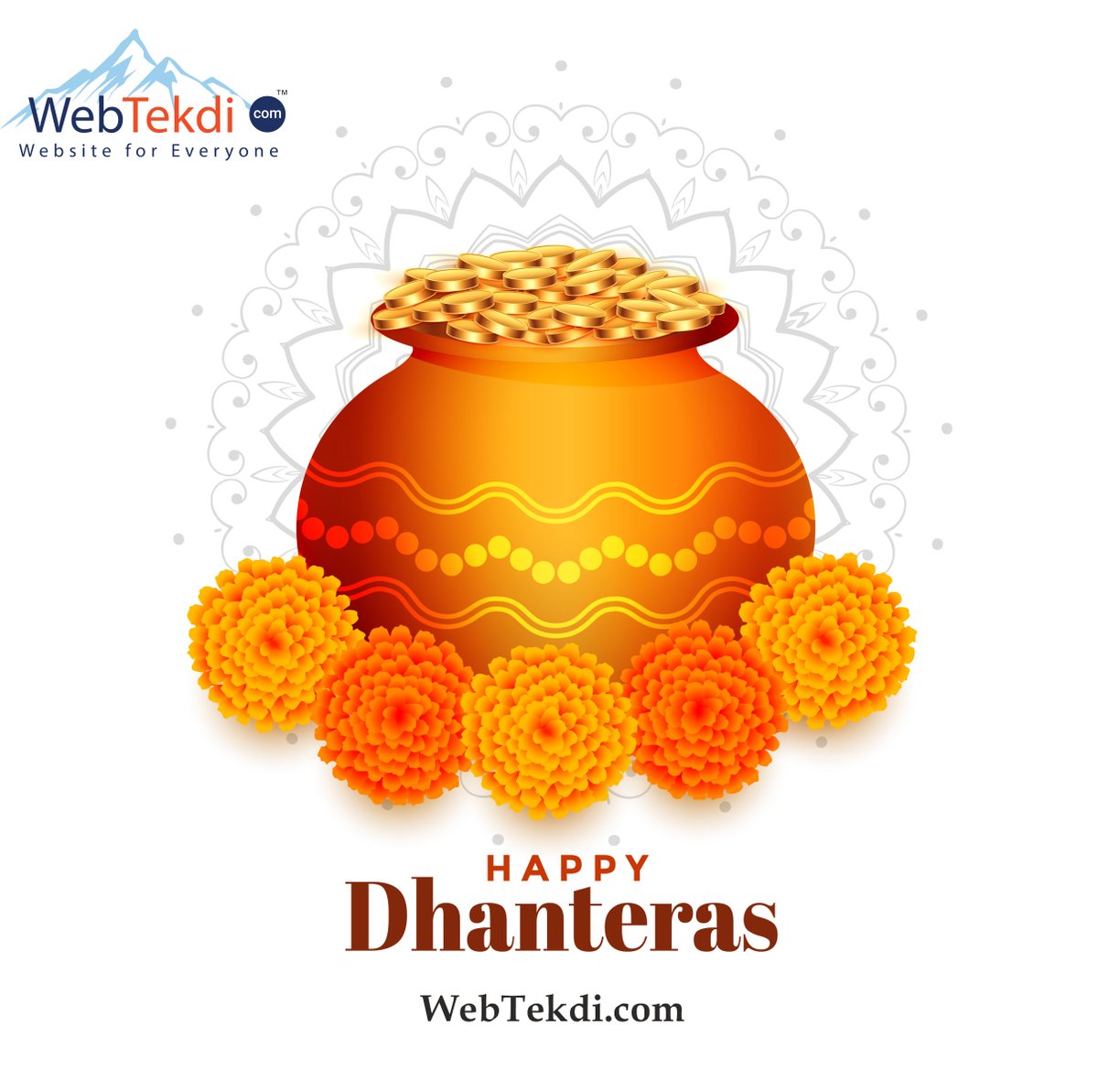 webtekdi's tweet image. May this Dhanteras Light up new dreams,
fresh hopes, undiscovered avenues,
different perspectives, everything bright &amp;amp;
beautiful and fill Your days with pleasant surprises and moments. 
Happy Dhanteras.
#webtekdi #websiteforeveryone #dhanteras #diwali #laxmi #india #indiadiwali