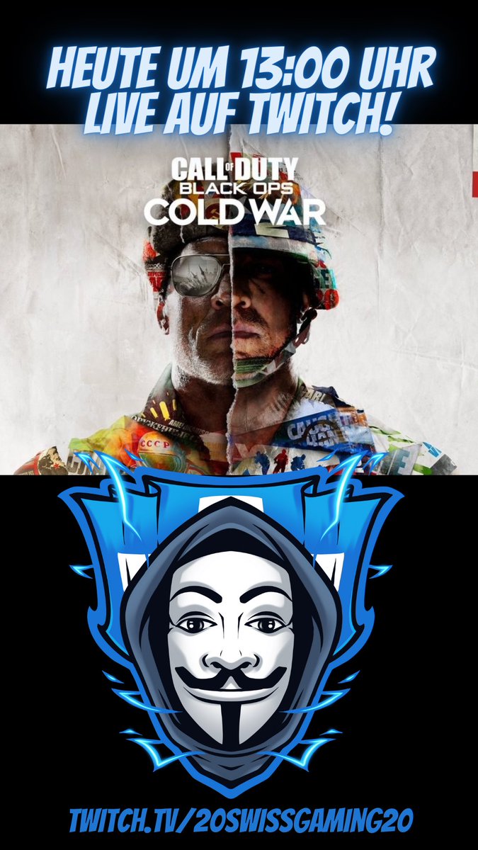 SwissGaming4's tweet photo. Der Grind geht los 🔥🔥 schaut rein ab 13:00 Uhr auf https://t.co/bjM2kSlJqn 
#TwitchStreamers #TwitchDE #twitchpush #CallOfDutycoldwar #Zombies #CallOfDuty #callofdutygameplay #livestreaming #TwitchAffilate #twitchCH #twitch #activision #BlackOpsColdWar https://t.co/dkXZm4Pl5C