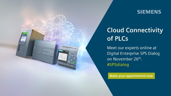 The connection to the #cloud is complicated? Come on: With #SIMATIC CPUs, securely connecting your devices to the #cloud is anything but rocket science. 
Meet our experts at #spsdialog. Get your free ticket and appointment now 👉sie.ag/38BR5zI