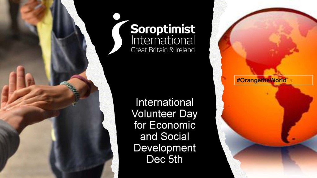 This day Soroptimists as volunteers of the world, celebrate their development work in communities. We Believe to Achieve social and development as Volunteers have an impactful role. In the #16daysofactivism we 
Will  #Orangetheworld to support volunteers 
@SIGBI1 <a href="/UN_Women/">UN Women</a>
