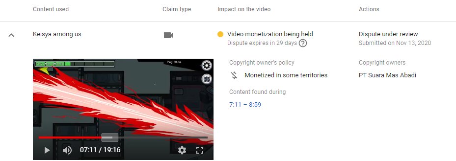r0ttby's tweet photo. got a false claim on my own video with my video on speed up 
Can u help me @TeamYouTube  ? https://t.co/l6hTeA39Jc