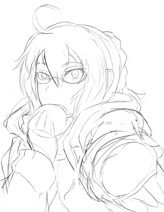 WIP? Gasp! Finally drawing someone other than gudaguda? 