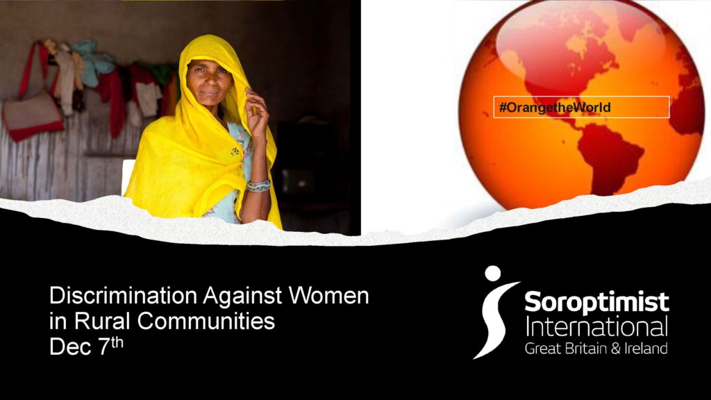Soroptimists understand the discriminations rural women face. Gender-based discrimination and social norms, disproportionate involvement in unpaid work, and all services. 
#Generationequality this #16daysofactivism. #Orangetheworld
<a href="/UN_Women/">UN Women</a> @SIGBI1
