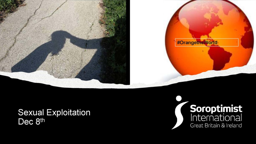 Soroptimists condemn all acts of sexual exploitation especially if the victim is a child. The stereo-typing makes violence against women and girls acceptable.
#Generationequality #16daysofactivism. 
#Orangetheworld
<a href="/UN_Women/">UN Women</a> @SIGBI1