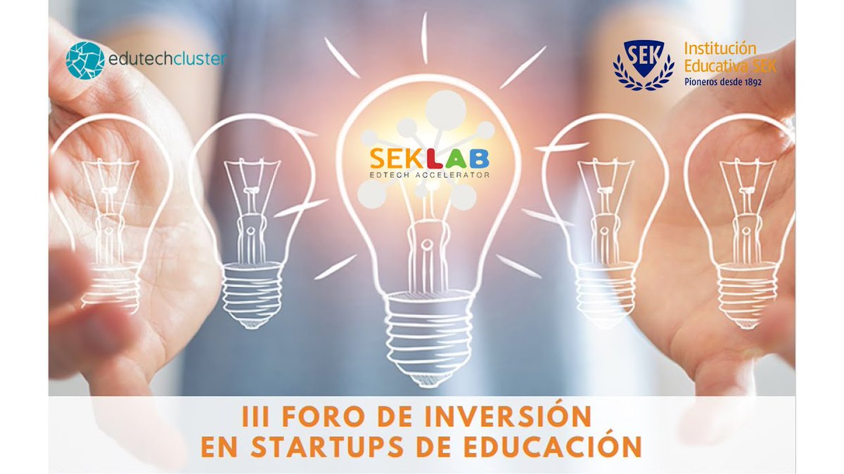 bodyplanetAR's tweet photo. Ayer jueves se celebró el el III Foro EdTech, con un montón de buenas propuestas de las startups de educación, organizado por @SEK_Lab y @EdutechCluster.
Si te lo perdiste, puedes verlo en
https://t.co/2XBHbJZzRF
#FOROINVERSIONEDTECH #tecnologíaeducativa https://t.co/9ohaNC8VOR