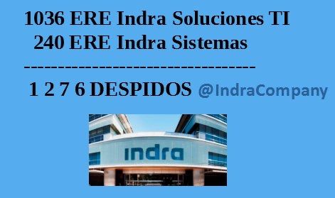 ¿En serio <a href="/IndraCompany/">Indra</a> ? ¿1276 despidos en plena pandemia? ¿1276 familias a las que vais a dejar en la estacada en el peor momento? #NoAlEREIndra  <a href="/RedSindicalTIC/">Red Sindical Tic</a> <a href="/CGTIndraMadrid/">CGT Indra STI Madrid</a> <a href="/cobasindraorg/">co.bas en Indra</a> @USOIsti