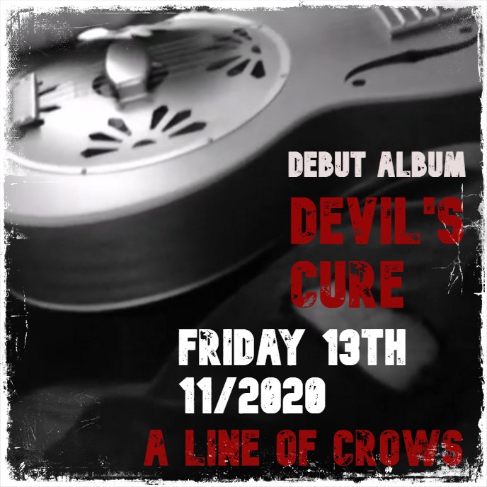alineofcrows's tweet image. The big day has arrived!! STAY TUNED for Devil's Cure which will be available to buy everywhere, on all the usual platforms, worldwide,  iTunes, Spotify, Deezer, Bandcamp, Amazon etc...etc.... #debutday #alineofcrows #devilscure #echozone