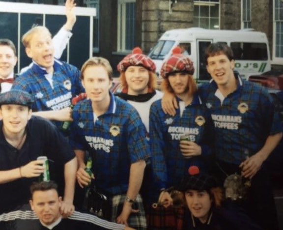 IanMurrayMP's tweet photo. 20 years of age and walking down the steps at Wembley for Euro ‘96. Can’t wait to do that again a quarter of a century later. What a weekend that was. 
#EURO2020 https://t.co/ghHoLvr9Nb