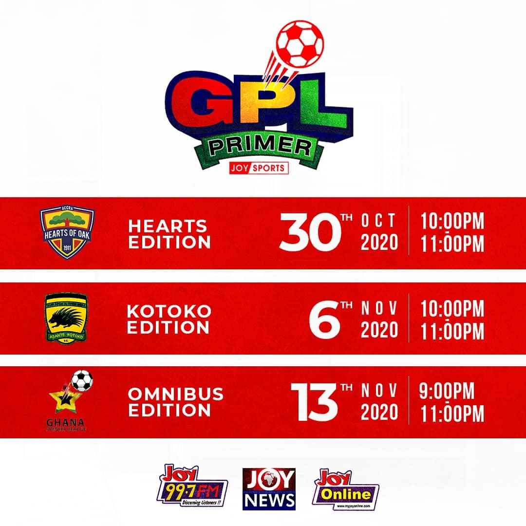 Bill_Eshun's tweet photo. The @JoySportsGH team has a lot of @GhanaLeague available starting today.
Let's start off with the #JoyGPLPrimer which airs tonight on Joy News. https://t.co/exRhEXMgEh