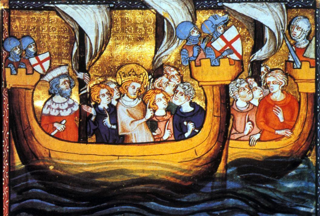 Au moment de rentrer en France, Louis décide d'y envoyer « ses » baptisés. Il organise donc leur voyage en France, puis leur installation, dans des villes du nord du royaume. L'auteur évalue leur nombre à environ 1500, tous âges et sexes confondus.