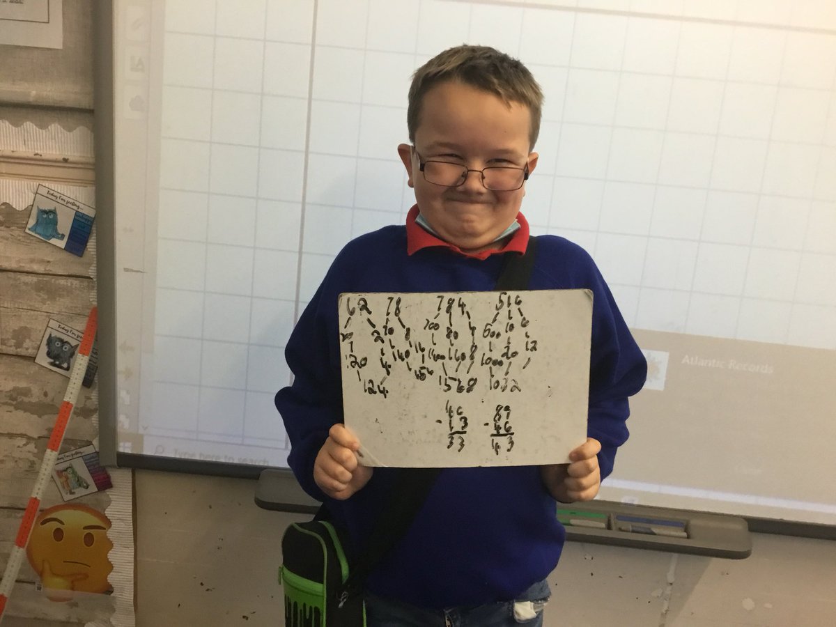 HTPSMissGoddard's tweet photo. Dante challenged himself on doubling 2d and 3d numbers! Da iawn! ⭐️🌟 https://t.co/IXJN9XAZoS