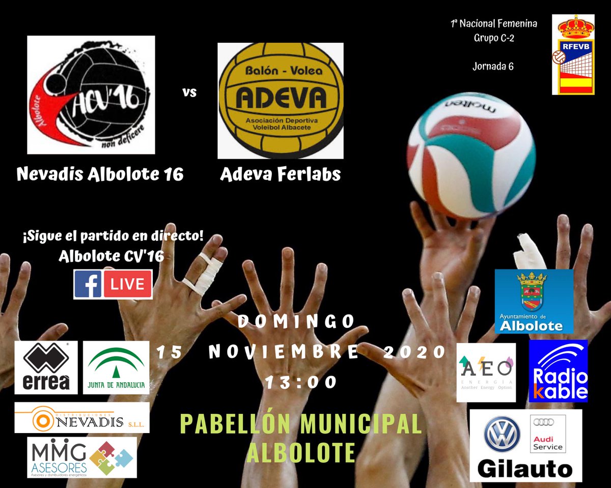 Nueva jornada en casa para nuestras chicas de primera nacional. Nos visita adeva y esperamos que sea un gran partido y se pueda demostrar el gran juego visto por las nuestras en partidos anteriores y conseguir así la victoria. Siguelo en directo por nuestra página de Facebook.